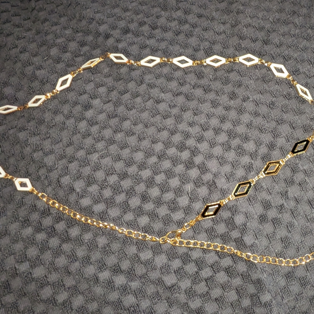 Reversible chain belt